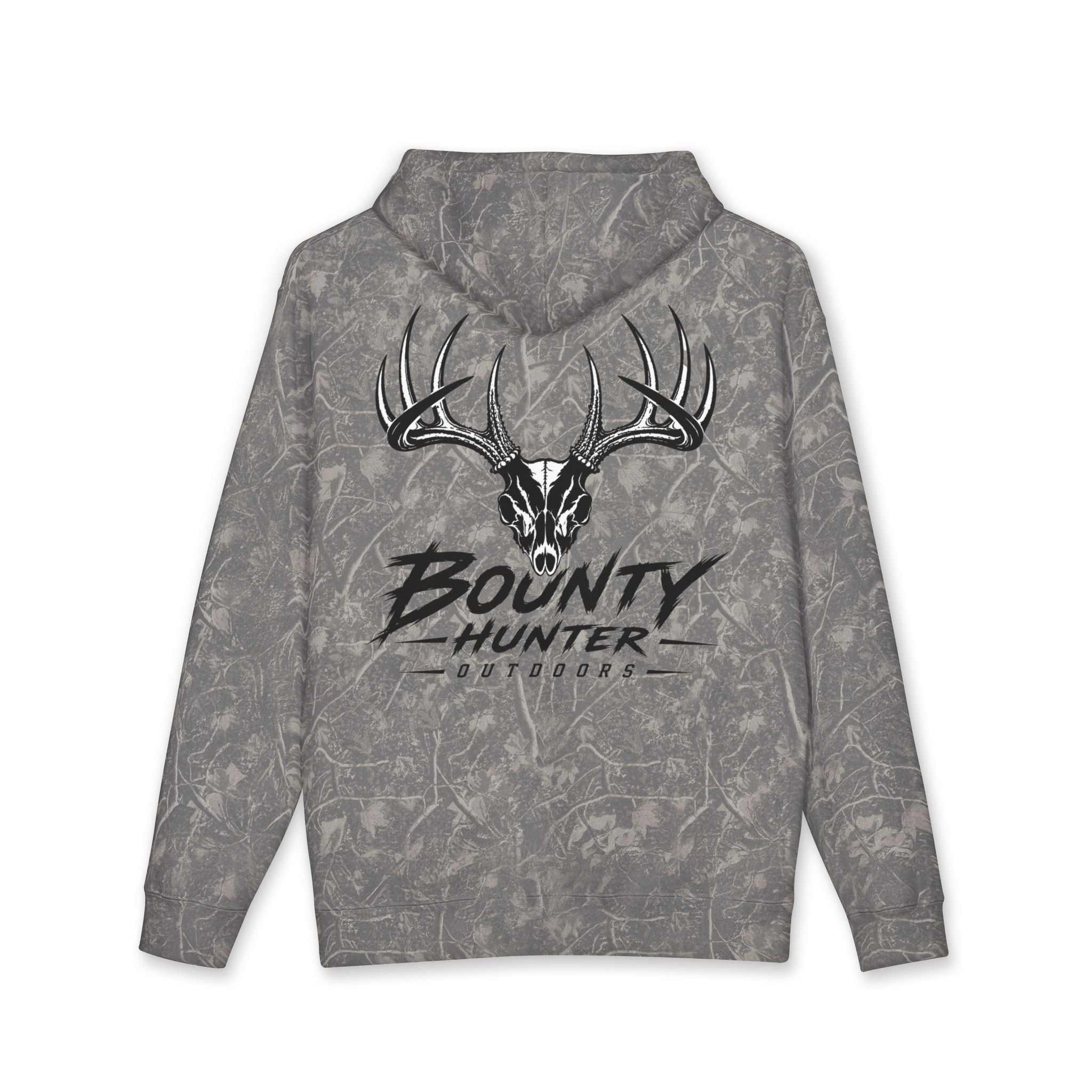 Hoodie — Bounty Hunter Outdoors Skull Deer Antlers Graphic Hooded Sweatshirt
