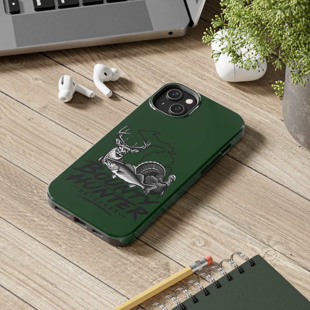 Phone Case — 'Bounty Hunter Outdoors' Hunting & Fishing Tough Phone Case