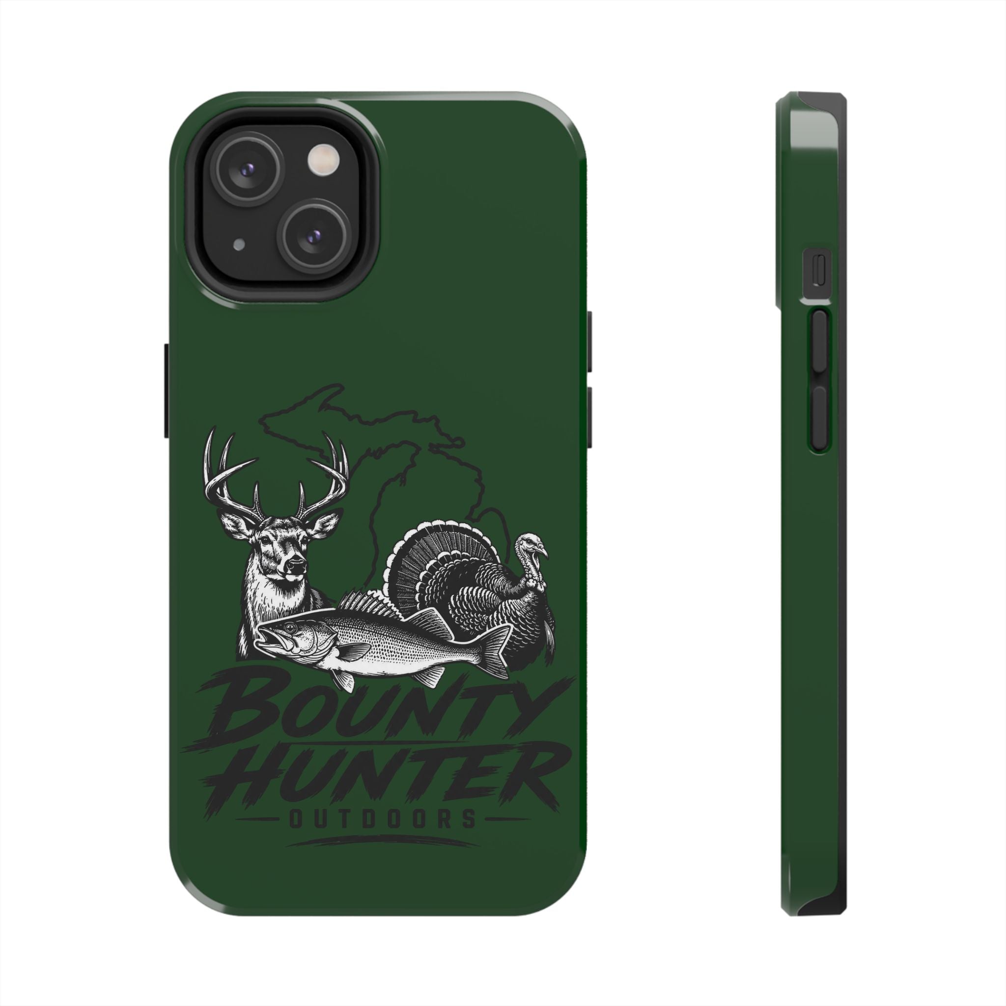 Phone Case — 'Bounty Hunter Outdoors' Hunting & Fishing Tough Phone Case