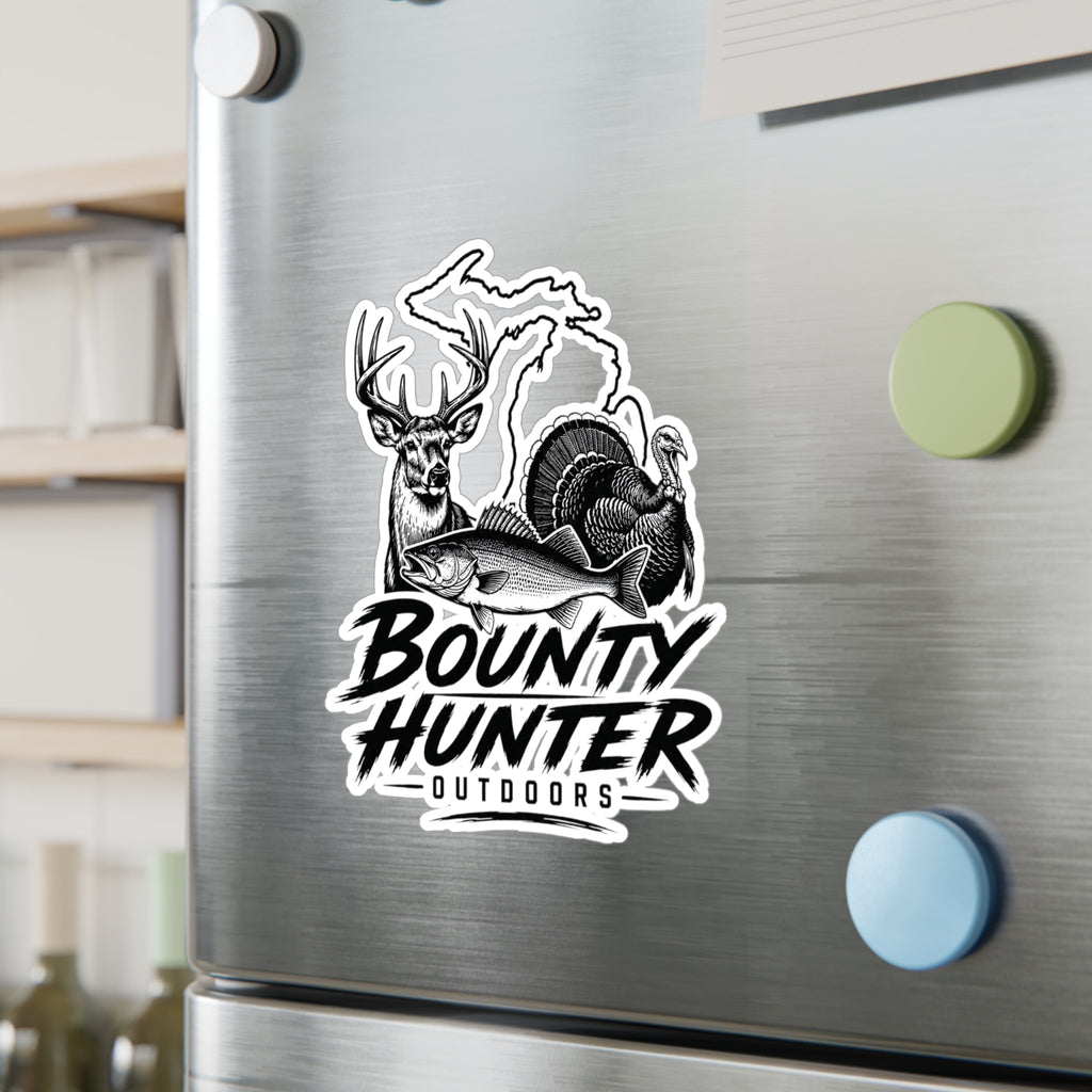 Bounty Hunter Outdoors Sticker — Hunting, Fishing & Turkey Decal (Kiss-Cut Vinyl)