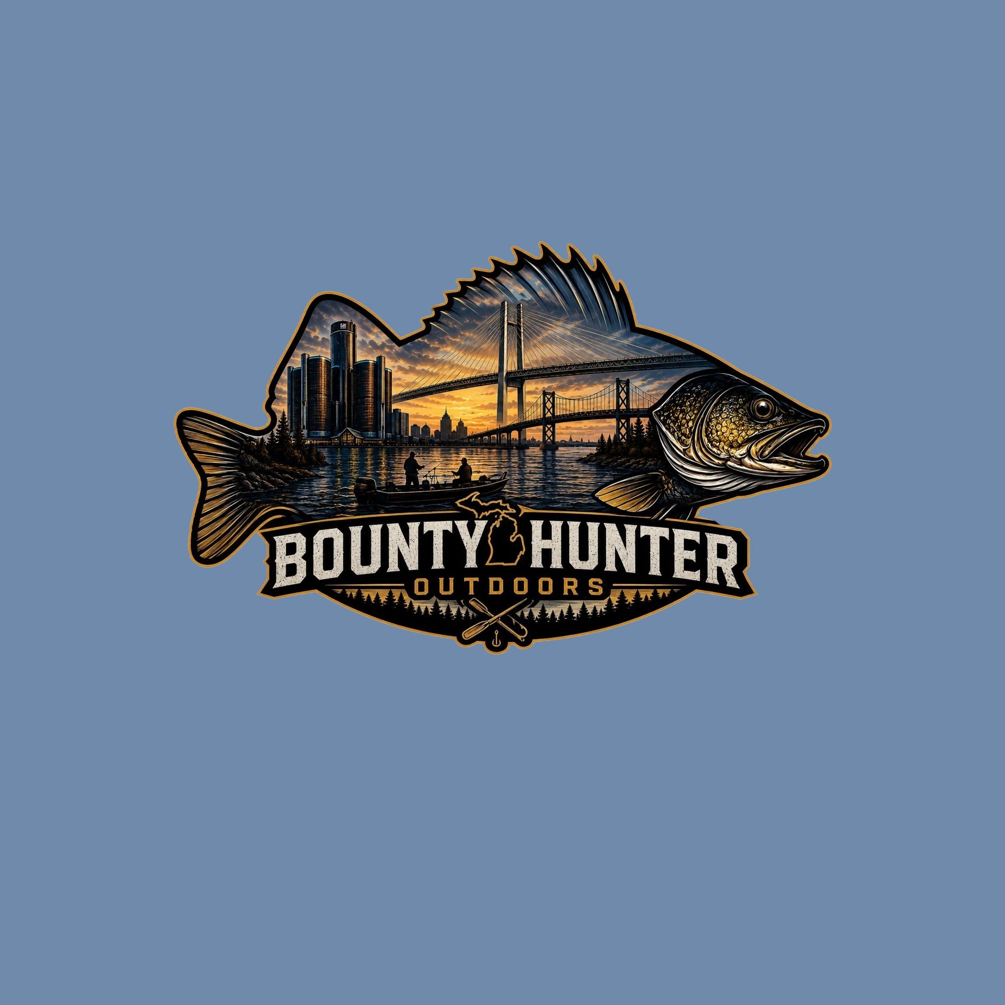 Detroit River UPF Shirt