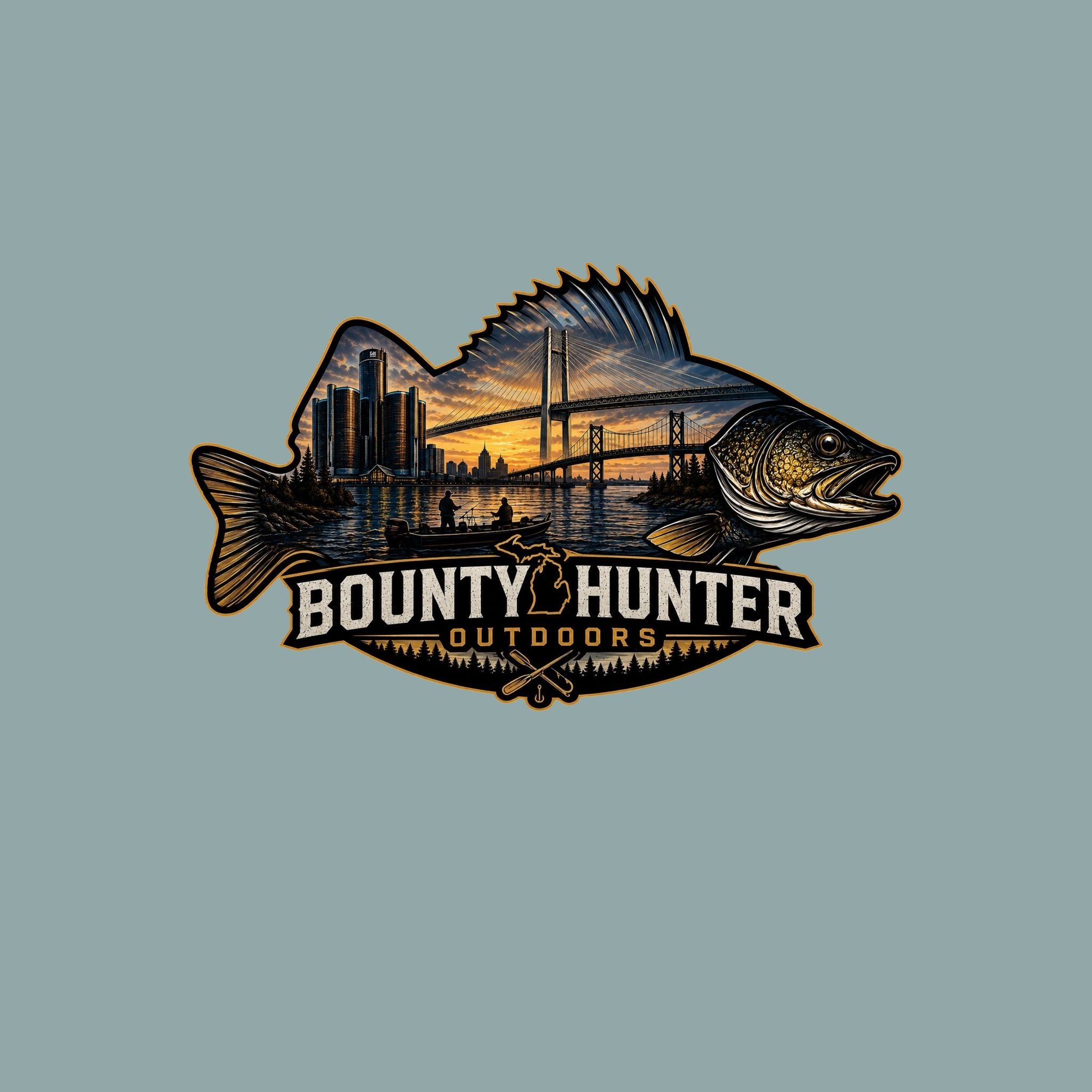 Detroit River UPF Shirt