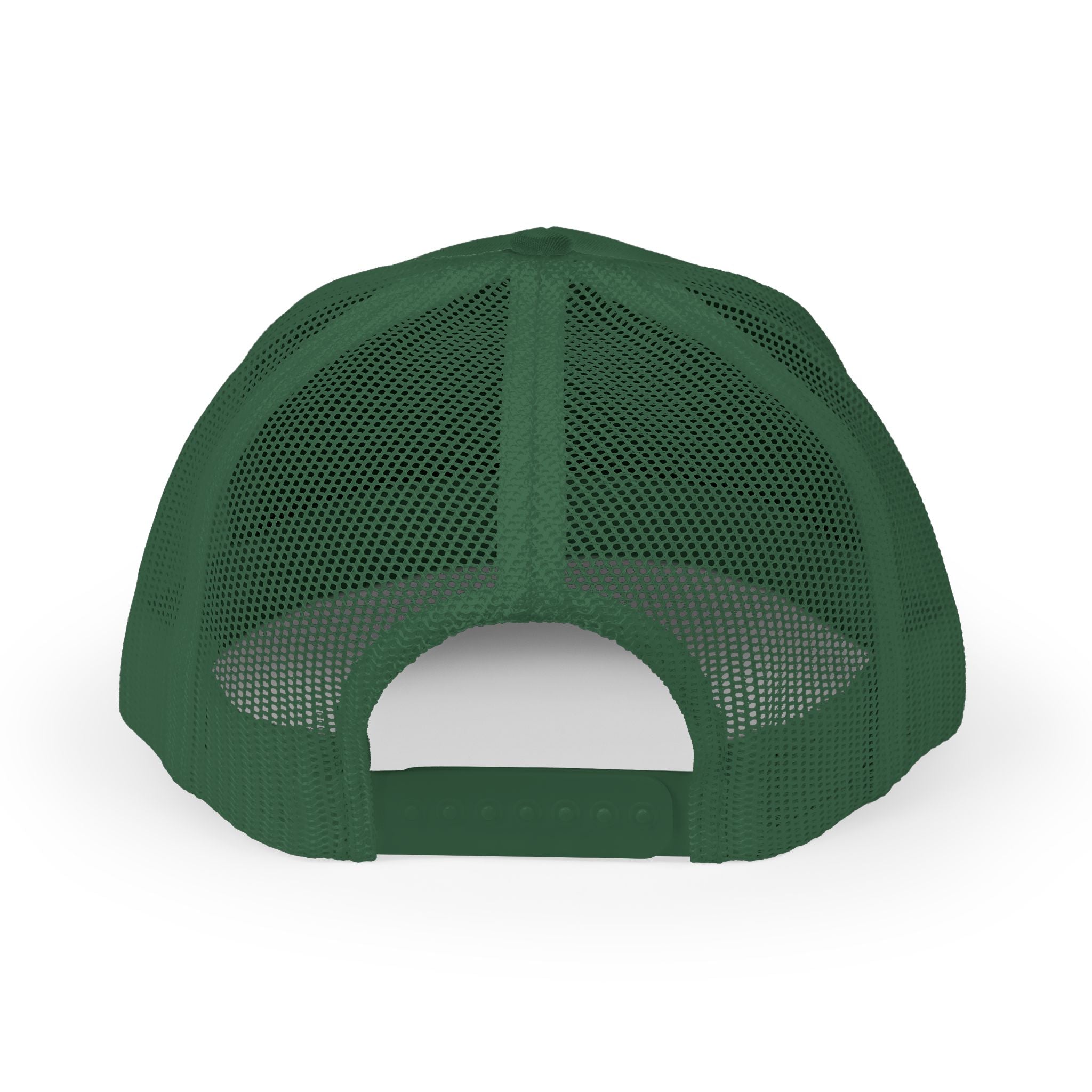 BH Deer Logo Trucker Cap — Embroidered Snapback Hat for Outdoorsmen