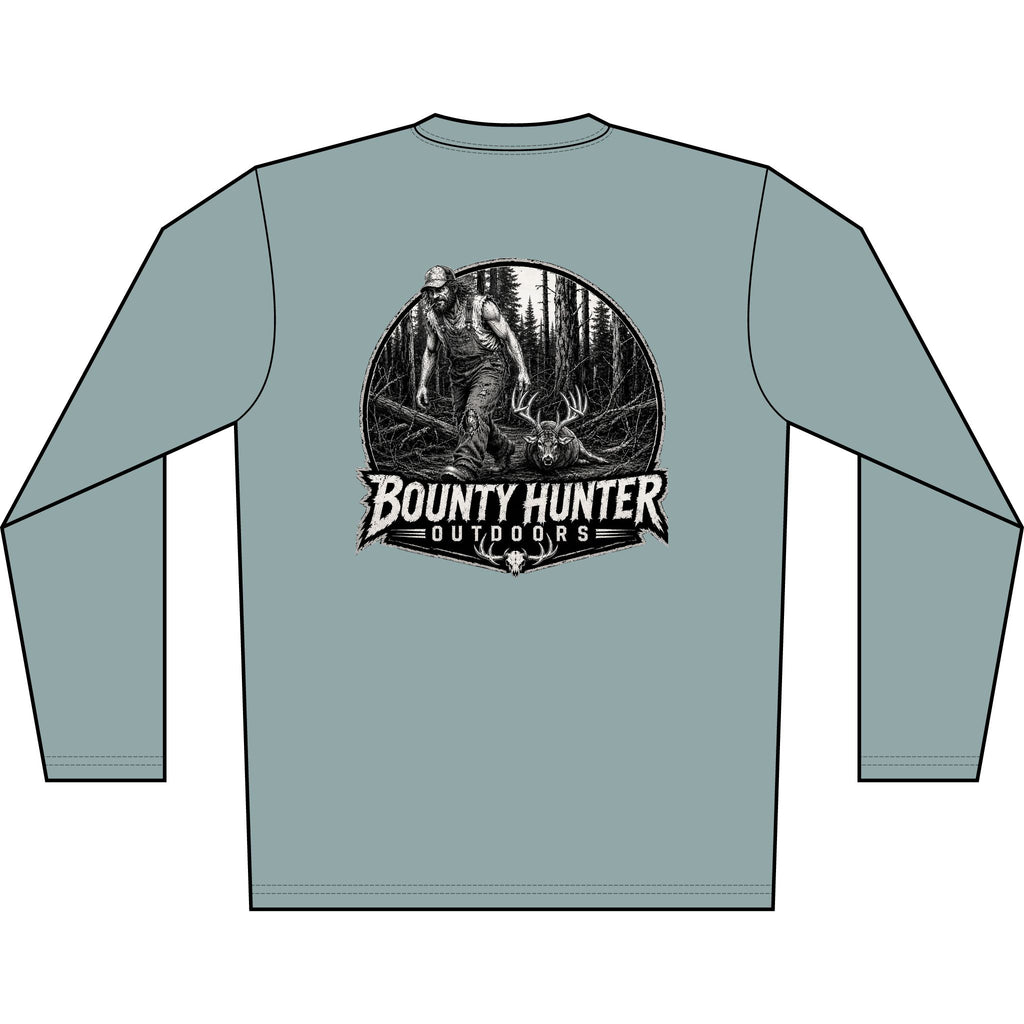 Bounty Hunter Outdoors Long Sleeve Shirt — Men’s Hunting Graphic Tee
