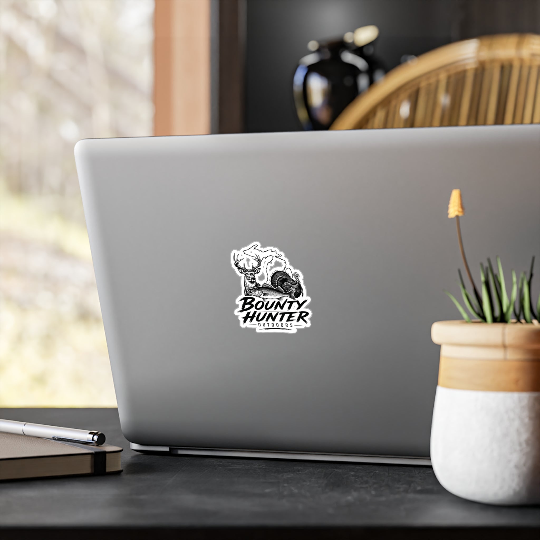 Bounty Hunter Outdoors Sticker — Hunting, Fishing & Turkey Decal (Kiss-Cut Vinyl)