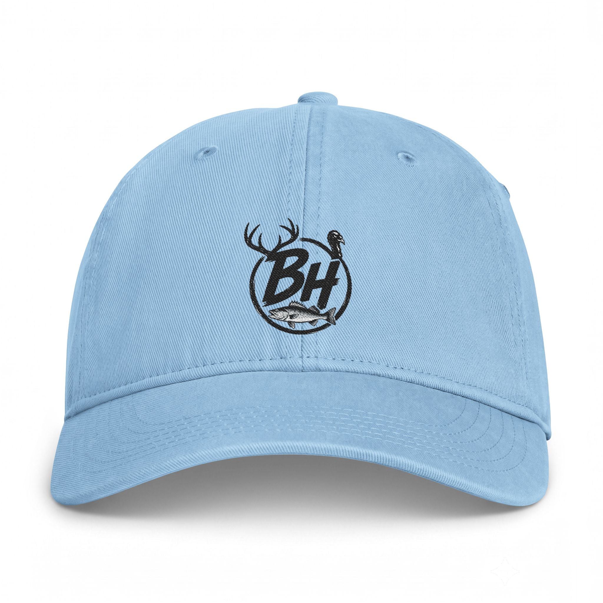 Washed Coastal Cap — Vintage Beach Logo Hat