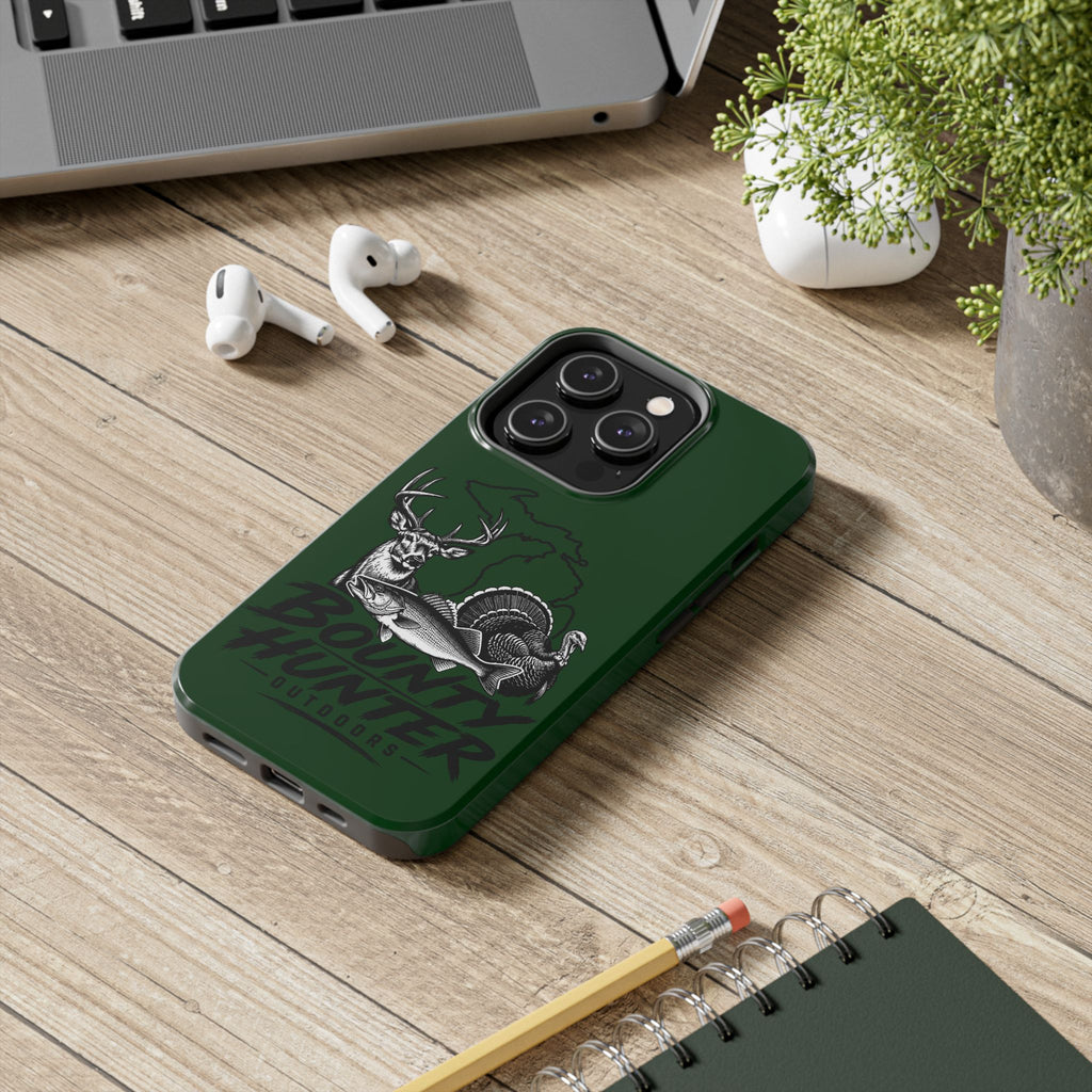 Phone Case — 'Bounty Hunter Outdoors' Hunting & Fishing Tough Phone Case