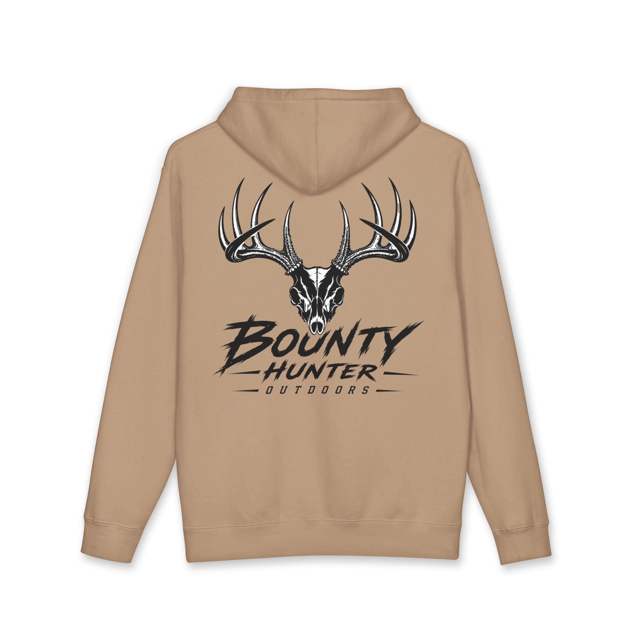 Hoodie — Bounty Hunter Outdoors Skull Deer Antlers Graphic Hooded Sweatshirt