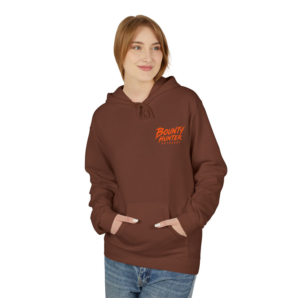 Boat Hoodie — "Tail Chaser II" Sunset Bounty Hunter Graphic