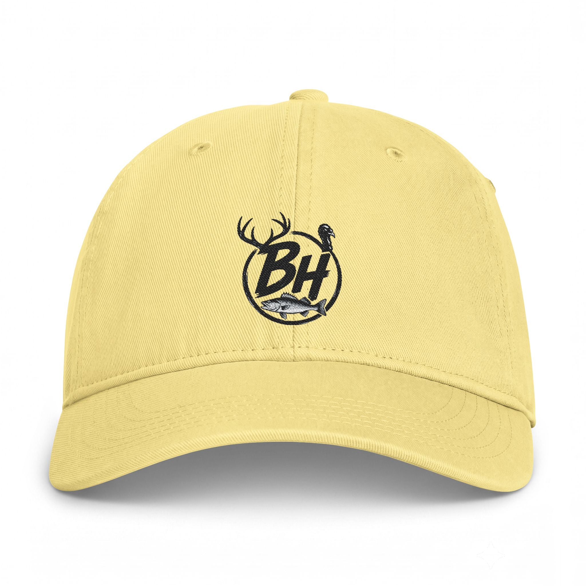 Washed Coastal Cap — Vintage Beach Logo Hat