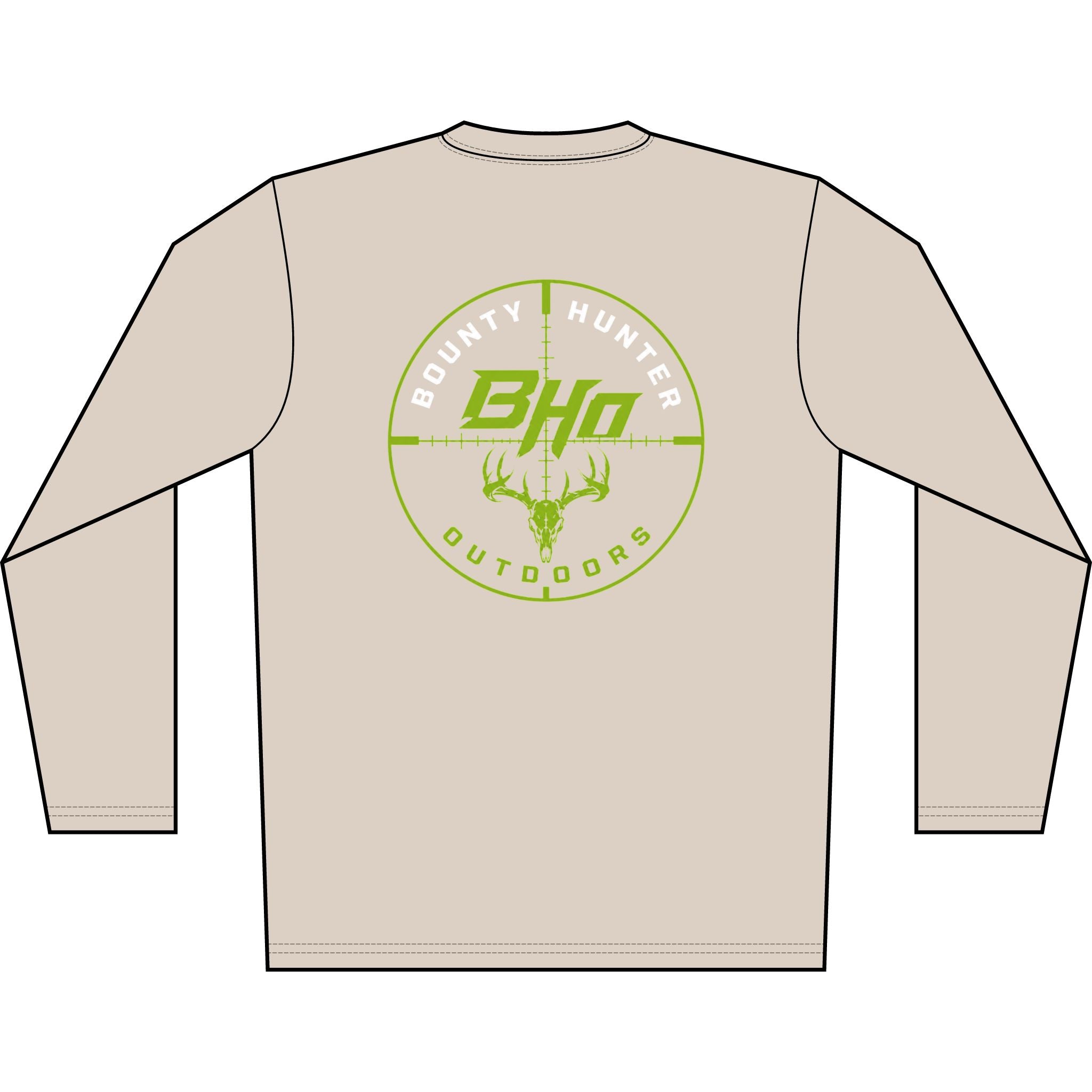Bounty Hunter Outdoors Long Sleeve Shirt — Men's Solar Performance Tee