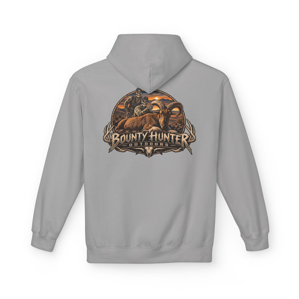 Bounty Hunter Logo Hoodie – Vintage Sci‑Fi Bounty Hunter Graphic Pullover