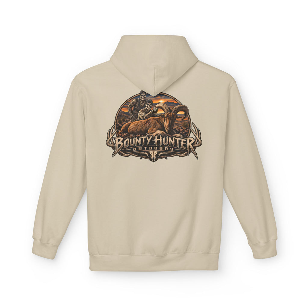 Bounty Hunter Logo Hoodie – Vintage Sci‑Fi Bounty Hunter Graphic Pullover