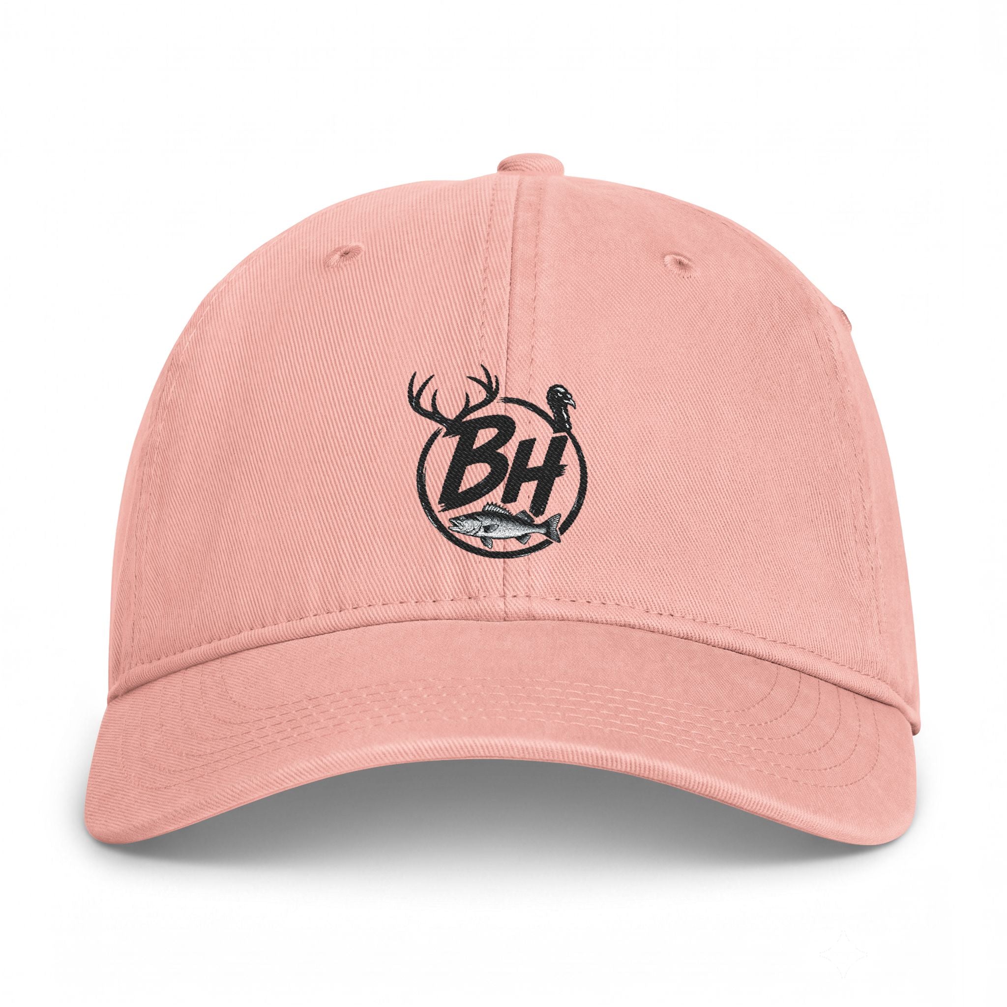 Washed Coastal Cap — Vintage Beach Logo Hat