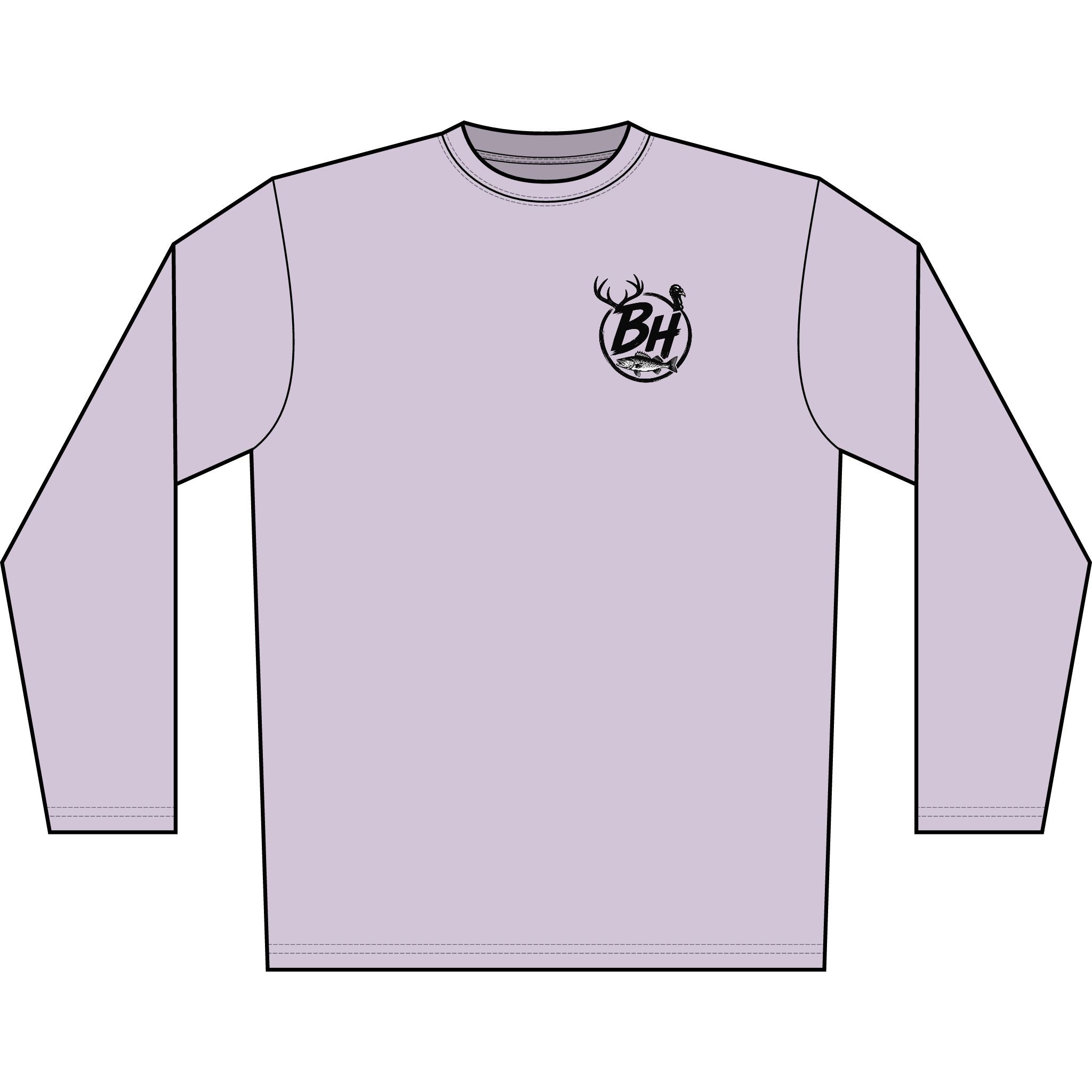 Bounty Hunter Deer Graphic Long Sleeve Shirt