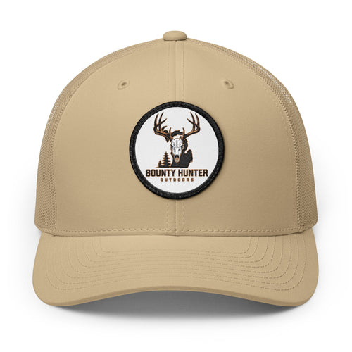Bounty Hunter Outdoors Trucker Hat — Embroidered Deer Patch Snapback