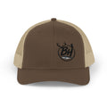 BH Deer Logo Trucker Cap — Embroidered Snapback Hat for Outdoorsmen