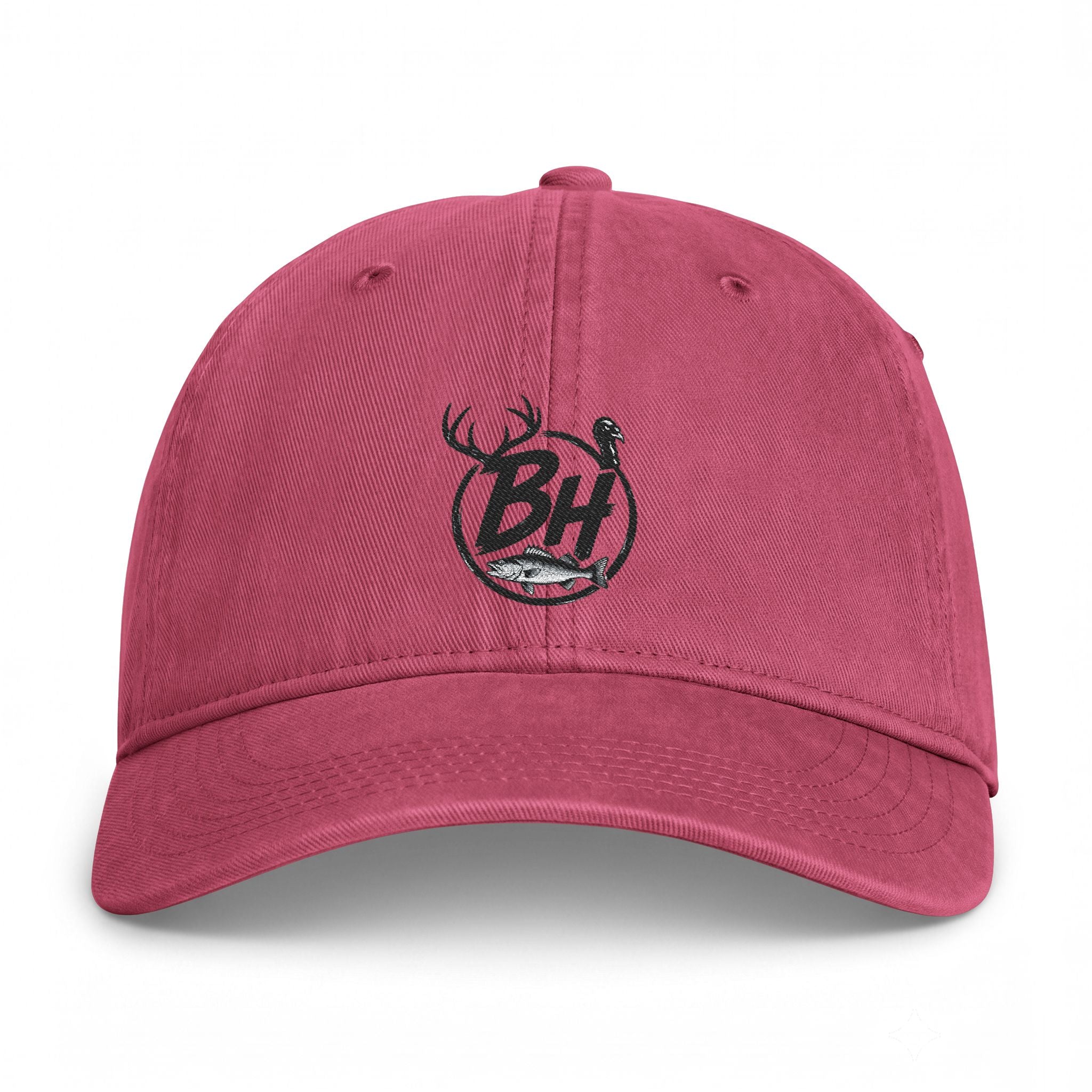 Washed Coastal Cap — Vintage Beach Logo Hat