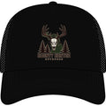 Trucker Cap - "Bounty Hunter Outdoors" Deer Skull Hunting Hat, Camo Antler Logo