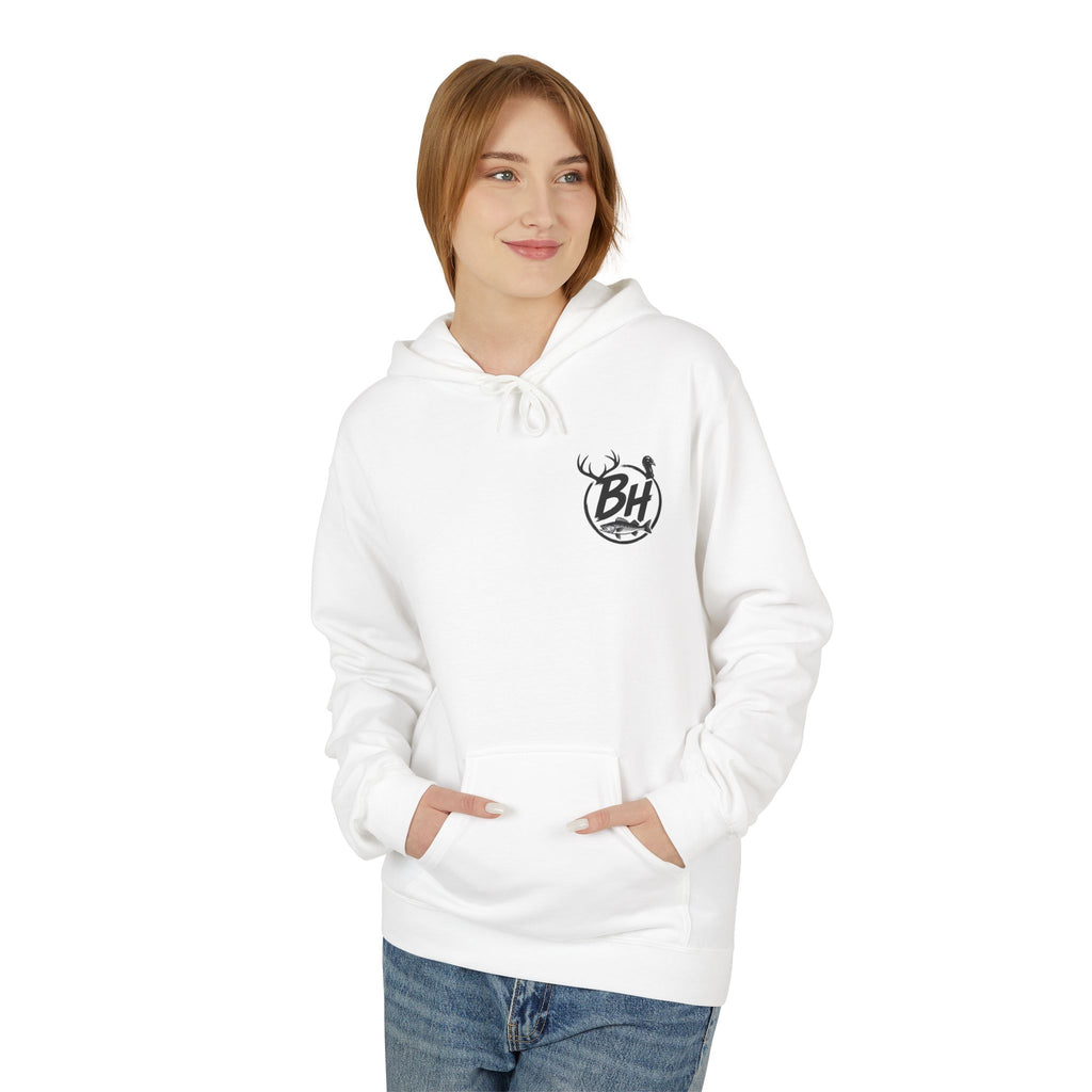 Bounty Hunter Logo Hoodie – Vintage Sci‑Fi Bounty Hunter Graphic Pullover