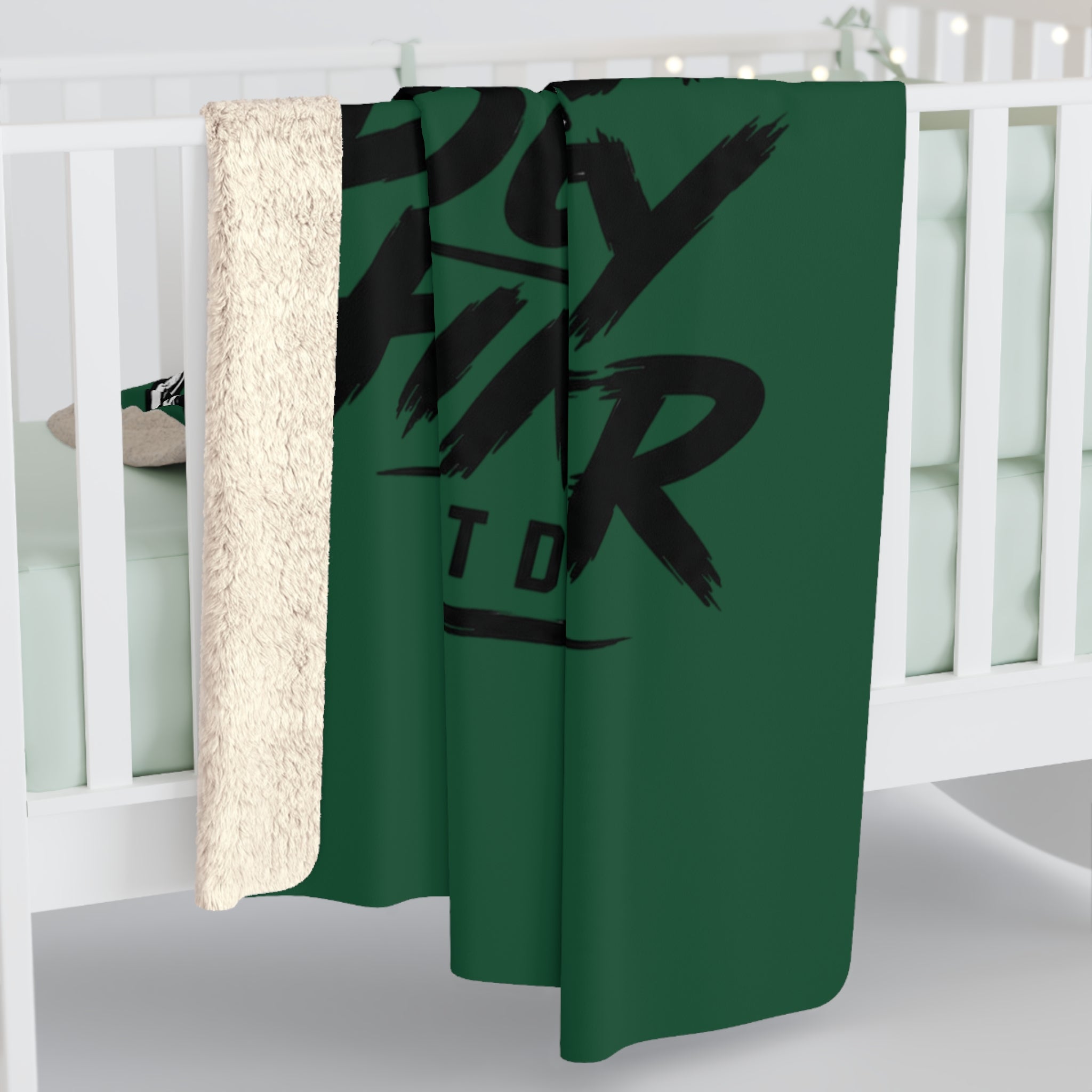 Bounty Hunter Outdoors Sherpa Blanket — Hunting, Fishing & Turkey Throw