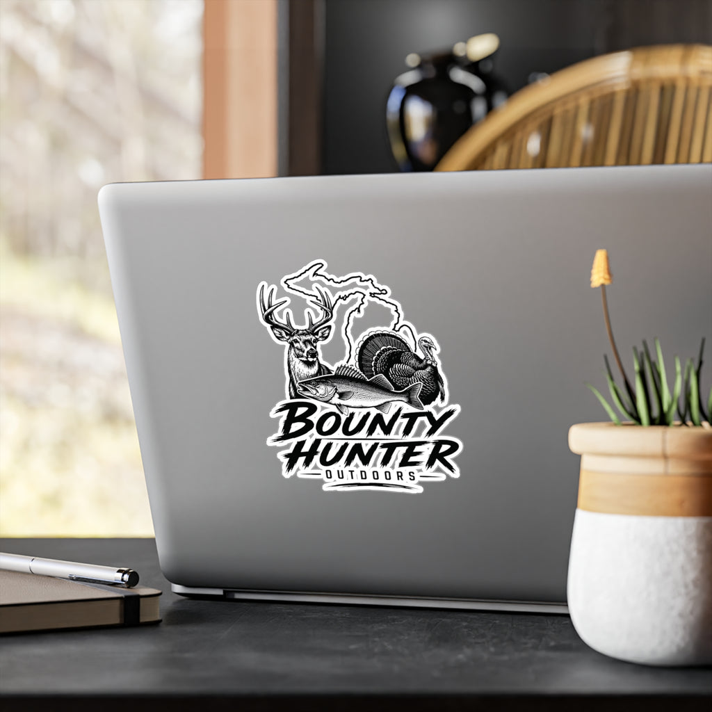Bounty Hunter Outdoors Sticker — Hunting, Fishing & Turkey Decal (Kiss-Cut Vinyl)