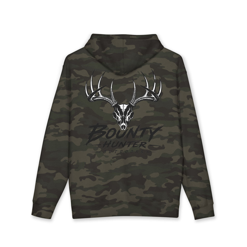 Hoodie — Bounty Hunter Outdoors Skull Deer Antlers Graphic Hooded Sweatshirt