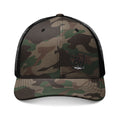 Camo Trucker Hat — Embroidered Buck Deer Logo, Outdoor Hunting Cap