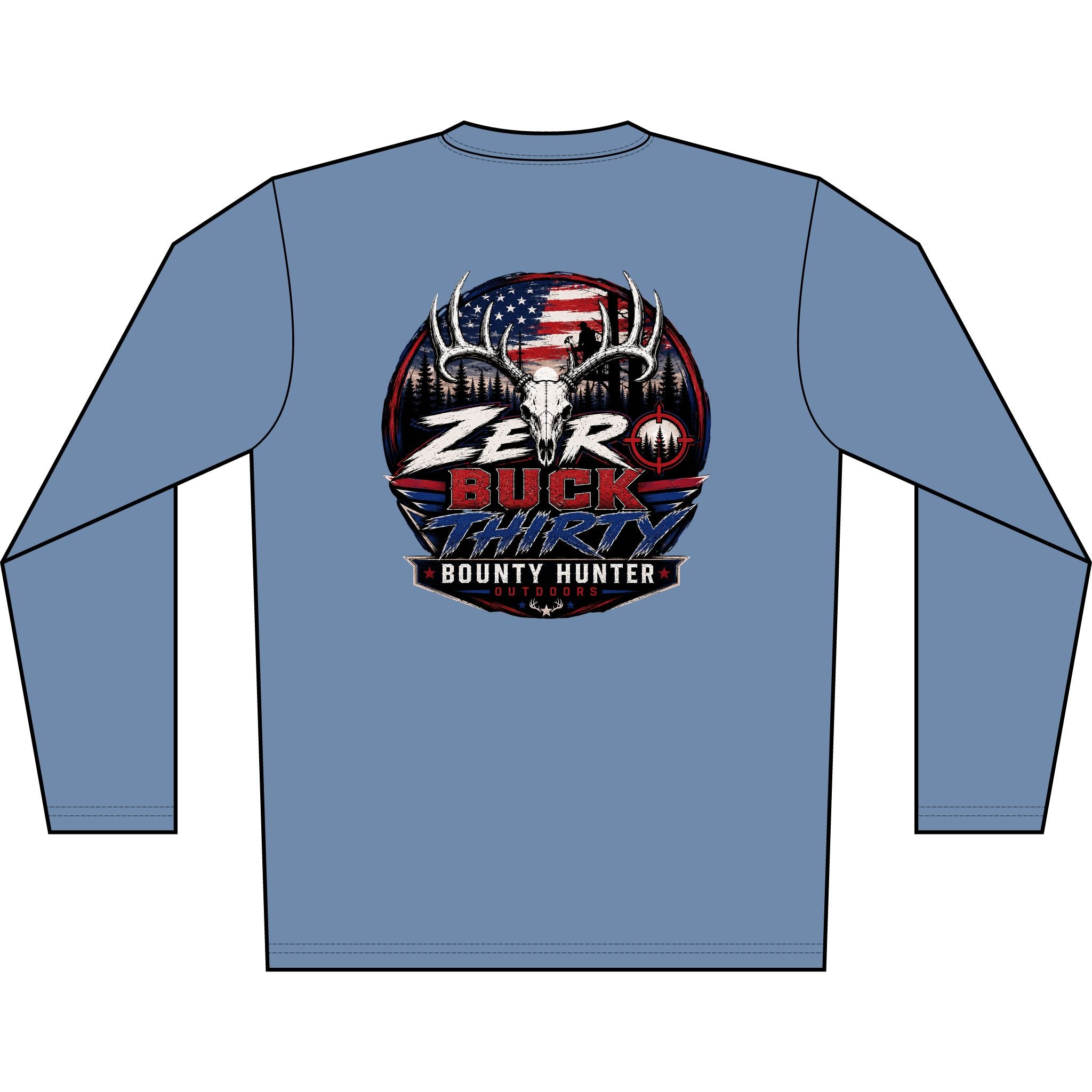Zero Buck Thirty Bounty Hunter Long Sleeve Shirt