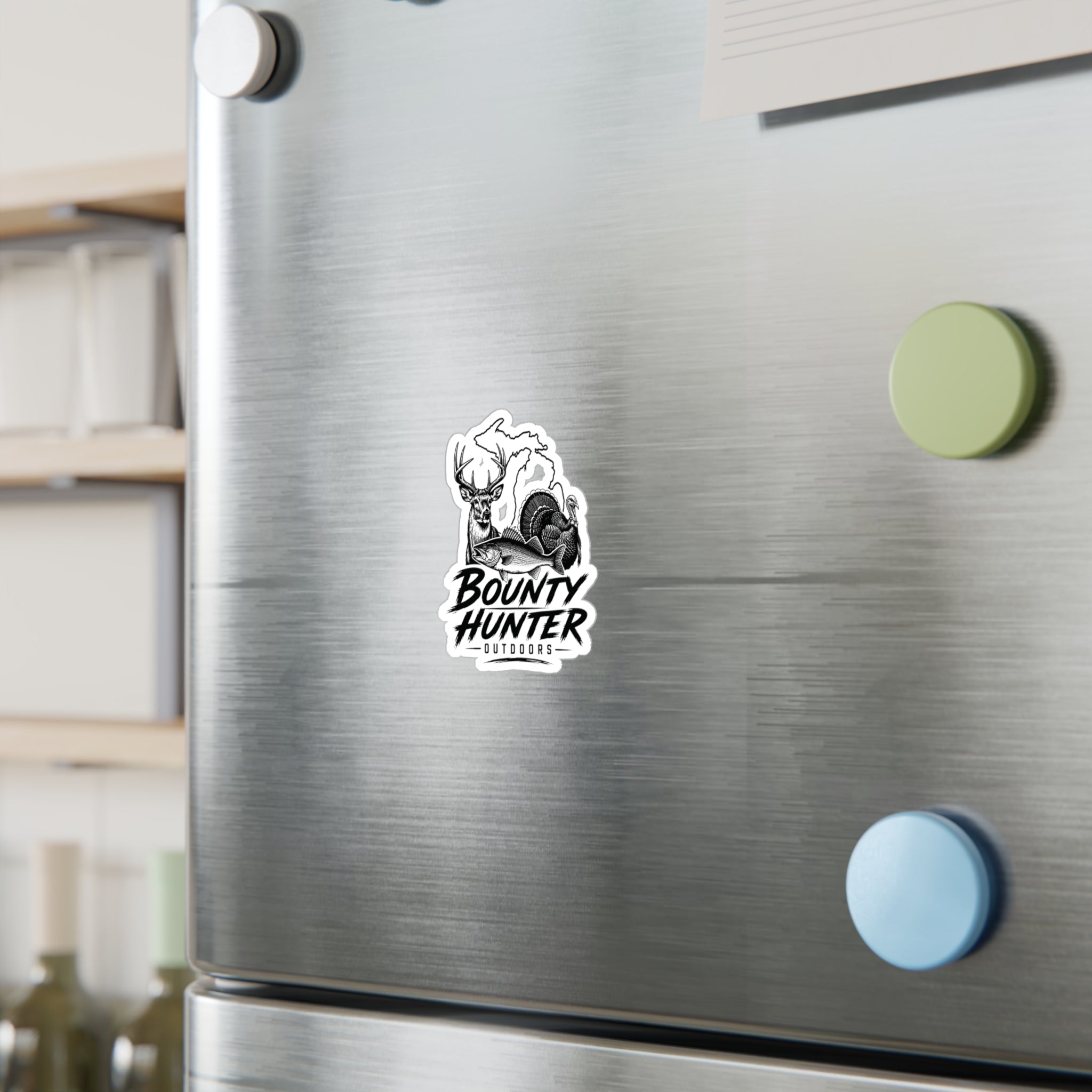 Bounty Hunter Outdoors Sticker — Hunting, Fishing & Turkey Decal (Kiss-Cut Vinyl)