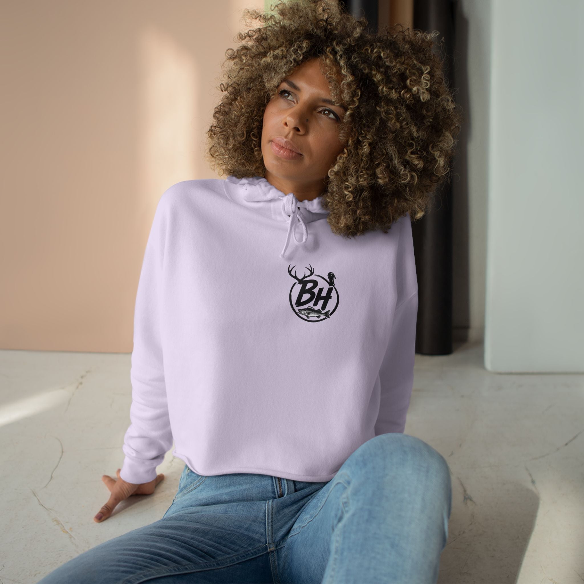 Womens Cropped Hoodie