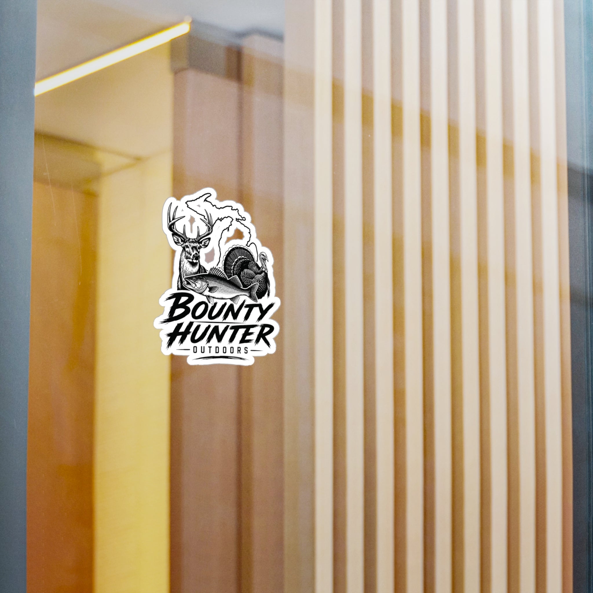 Bounty Hunter Outdoors Sticker — Hunting, Fishing & Turkey Decal (Kiss-Cut Vinyl)