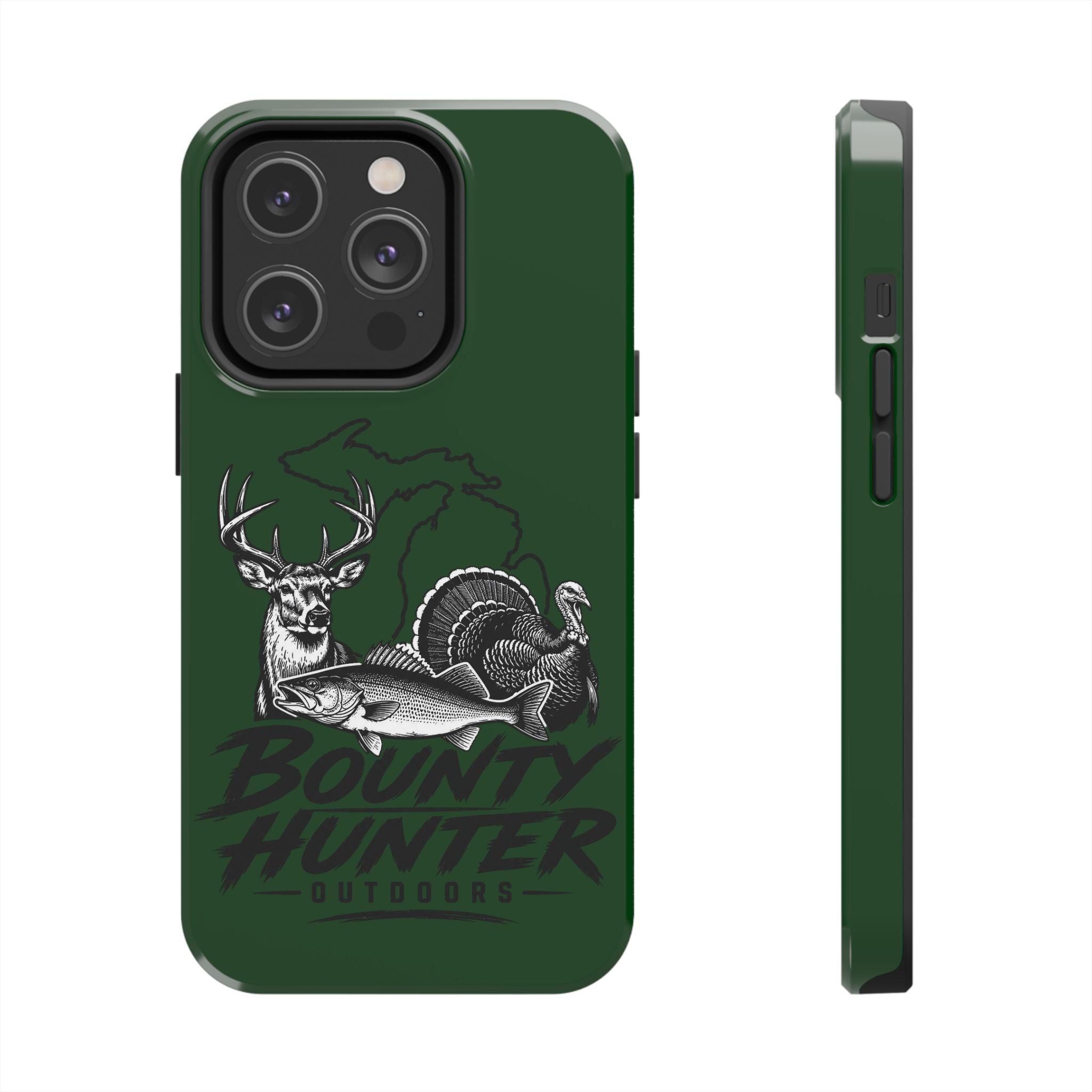 Phone Case — 'Bounty Hunter Outdoors' Hunting & Fishing Tough Phone Case