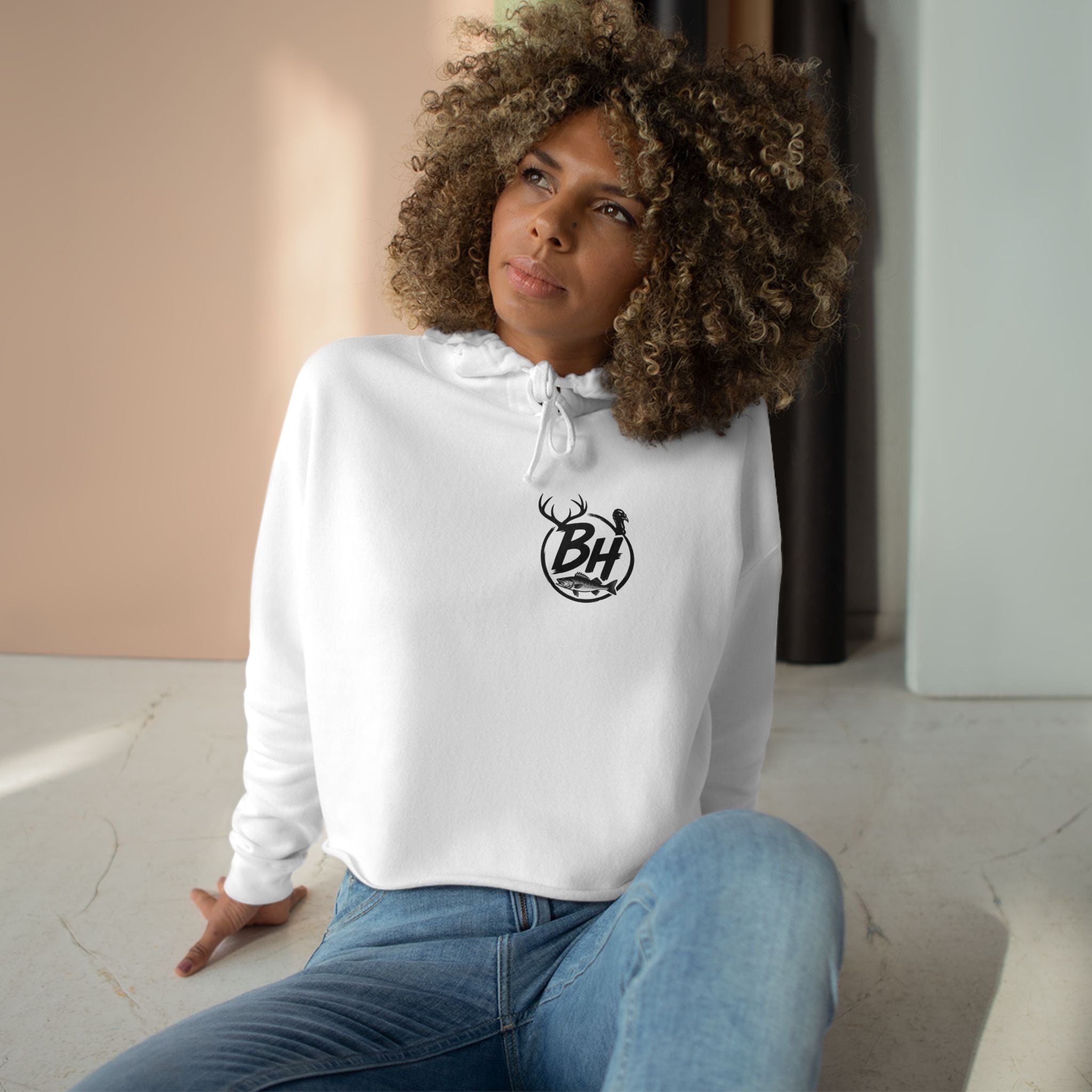 Womens Cropped Hoodie