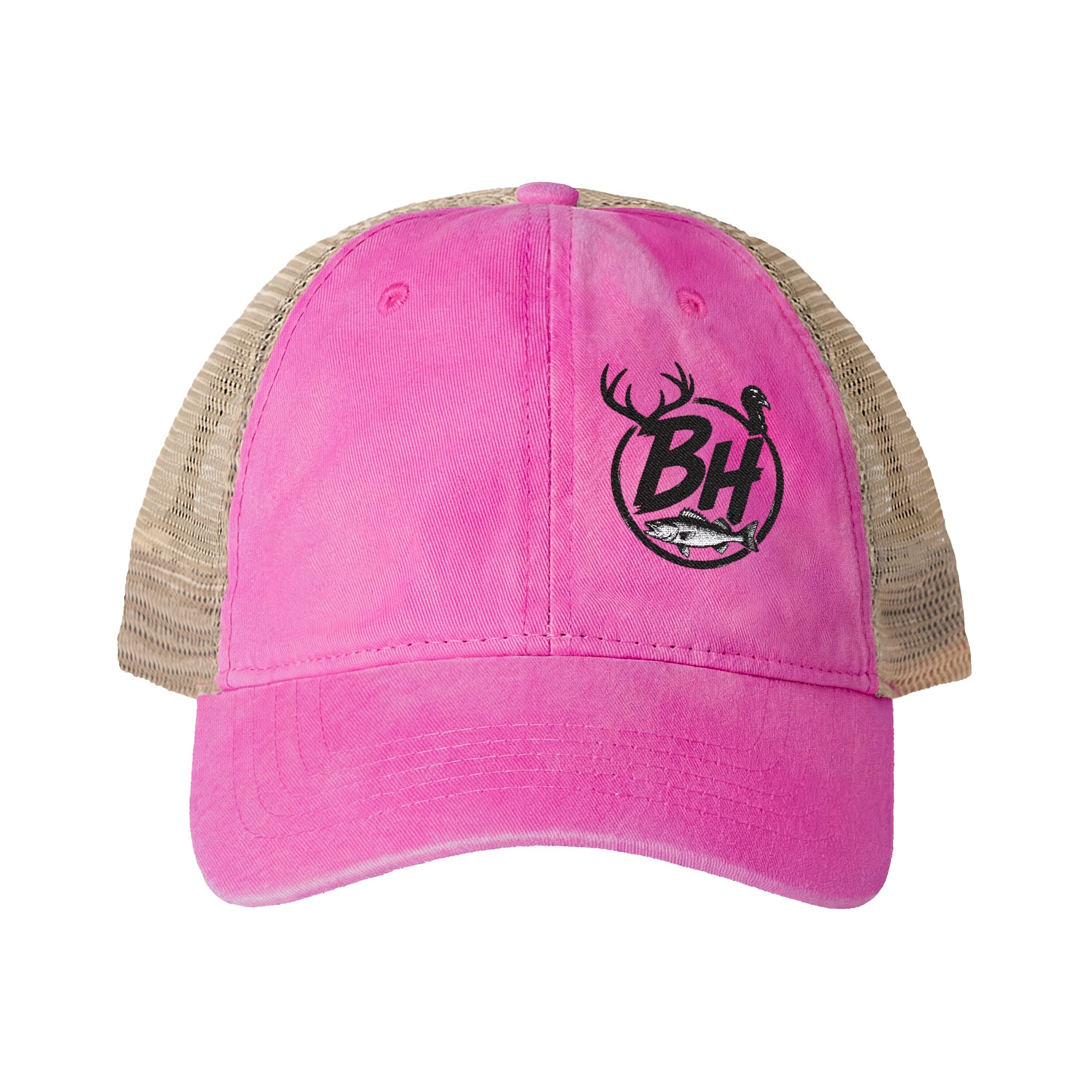Women's Washed Mesh-Back Cap