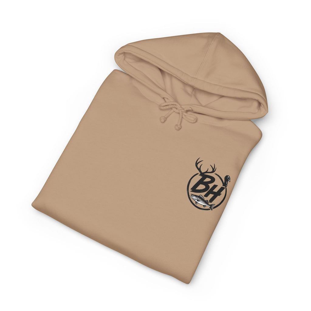 Hoodie — Bounty Hunter Outdoors Skull Deer Antlers Graphic Hooded Sweatshirt