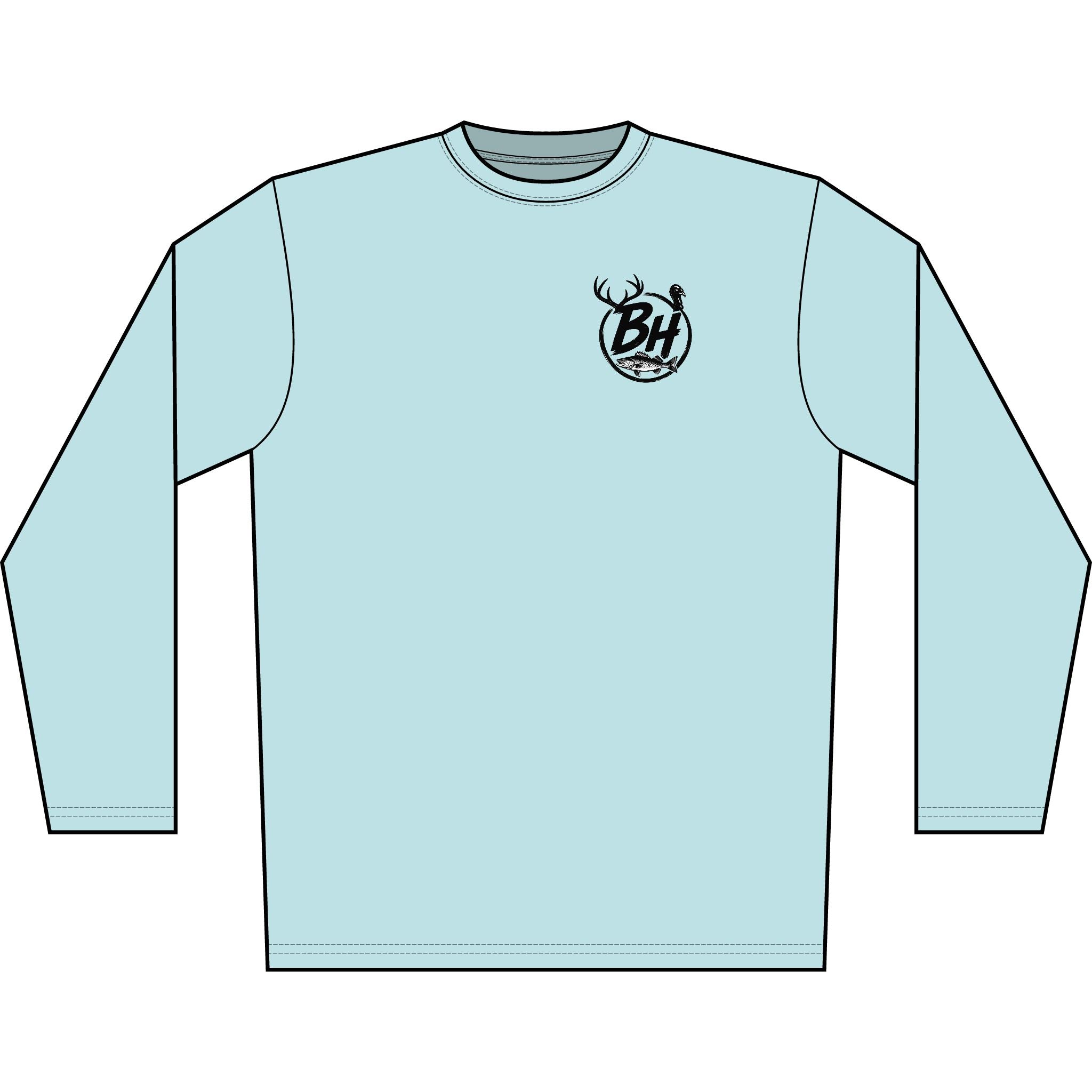 Long Sleeve Shirt - Bounty Hunter Deer Sunset Graphic