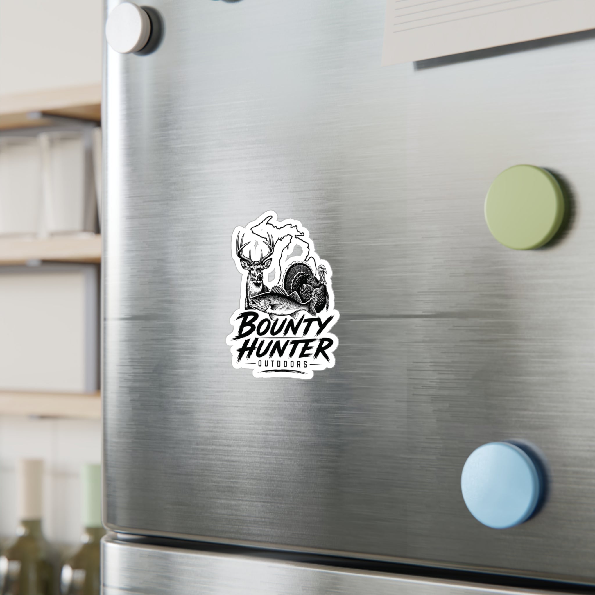Bounty Hunter Outdoors Sticker — Hunting, Fishing & Turkey Decal (Kiss-Cut Vinyl)