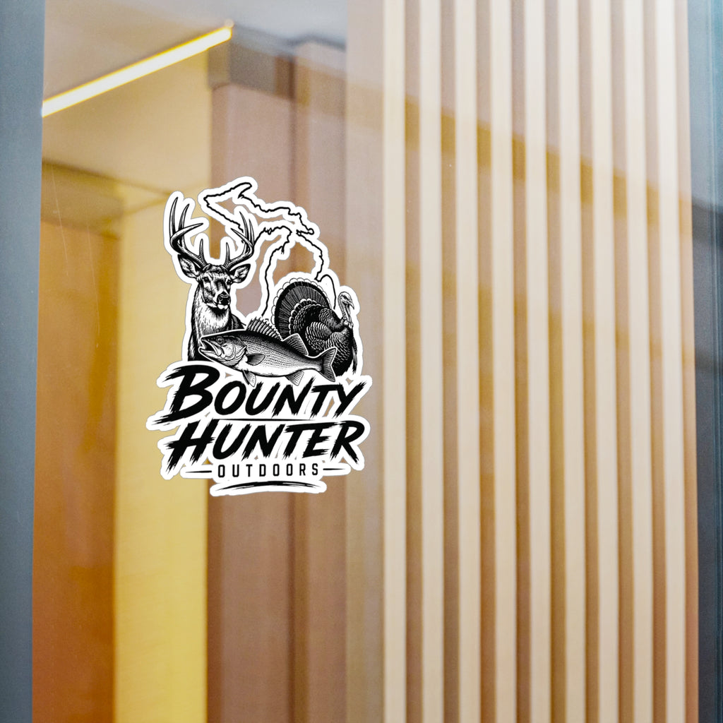 Bounty Hunter Outdoors Sticker — Hunting, Fishing & Turkey Decal (Kiss-Cut Vinyl)