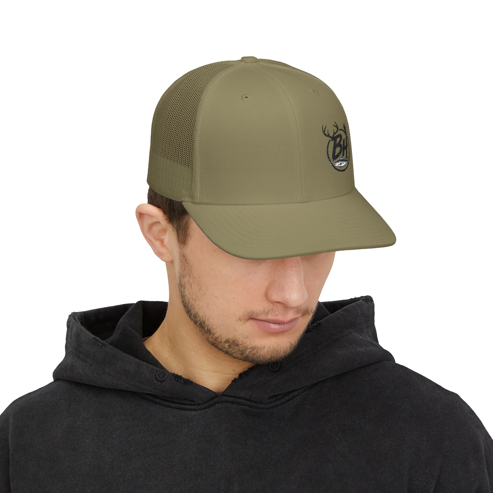 Trucker Hat — BH Deer Logo Snapback Cap